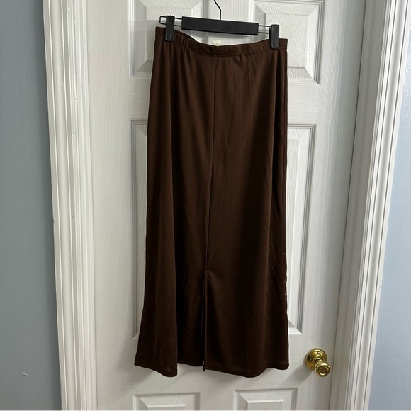 Y2K Matching Set Skirt Top Brown Fairy Modest Casual Vintage Size Small - Picture 6 of 9